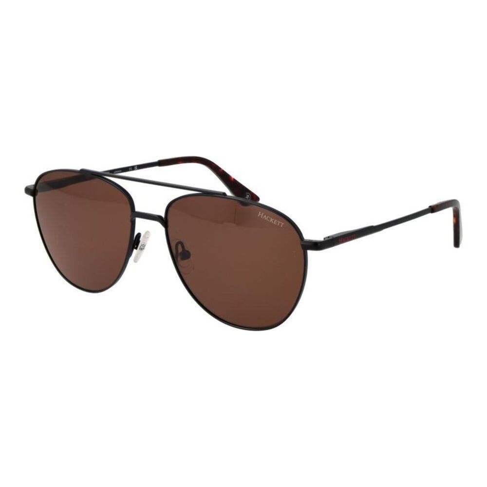 Hackett Metal Frame Aviator Sunglasses Men Black